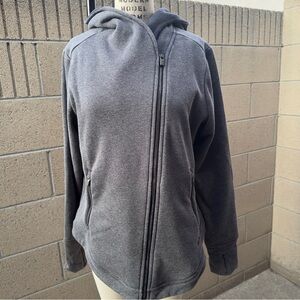 ATHLETA | Women’s Large Dark Grey Full Zip Fleece Lined Hoodie
